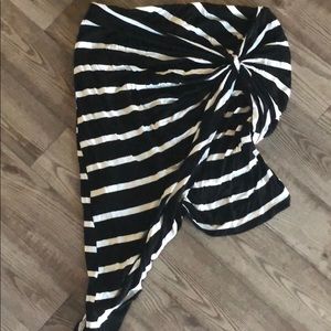 Charolette russe new mini skirt with long accent